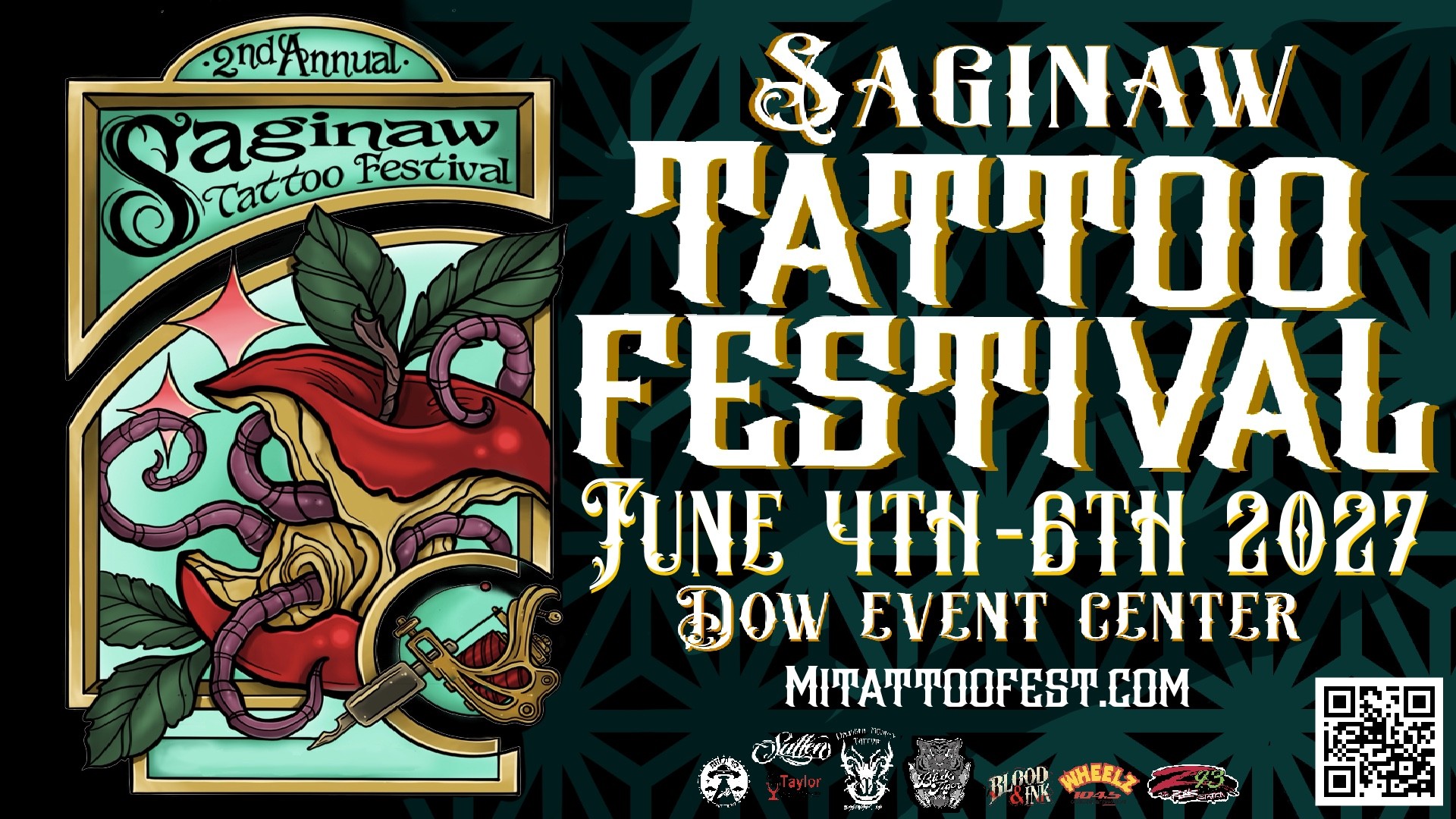 Saginaw Tattoo Festival June 4th - 6th / Dow Event Center / mitattoofest.com